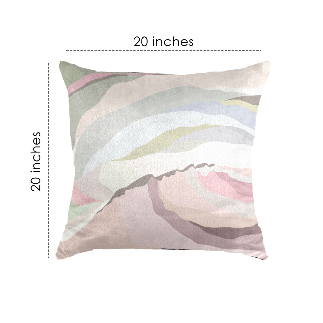 (20" x 20") SuperSoft Mist Pink Throw Cushion