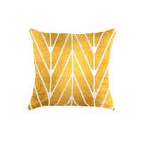 Thumbnail for SuperSoft White Gold Arrow Throw Cushion