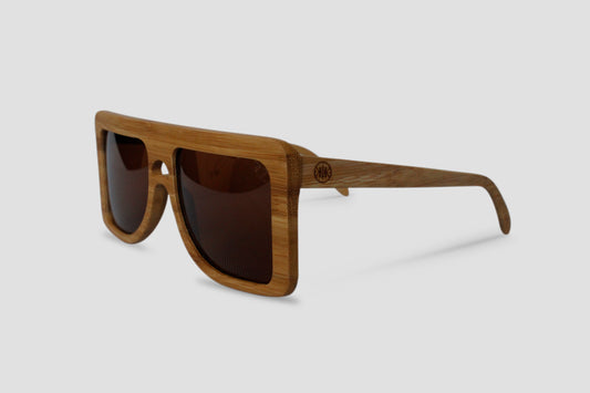 Big Square Wood Sunglasses