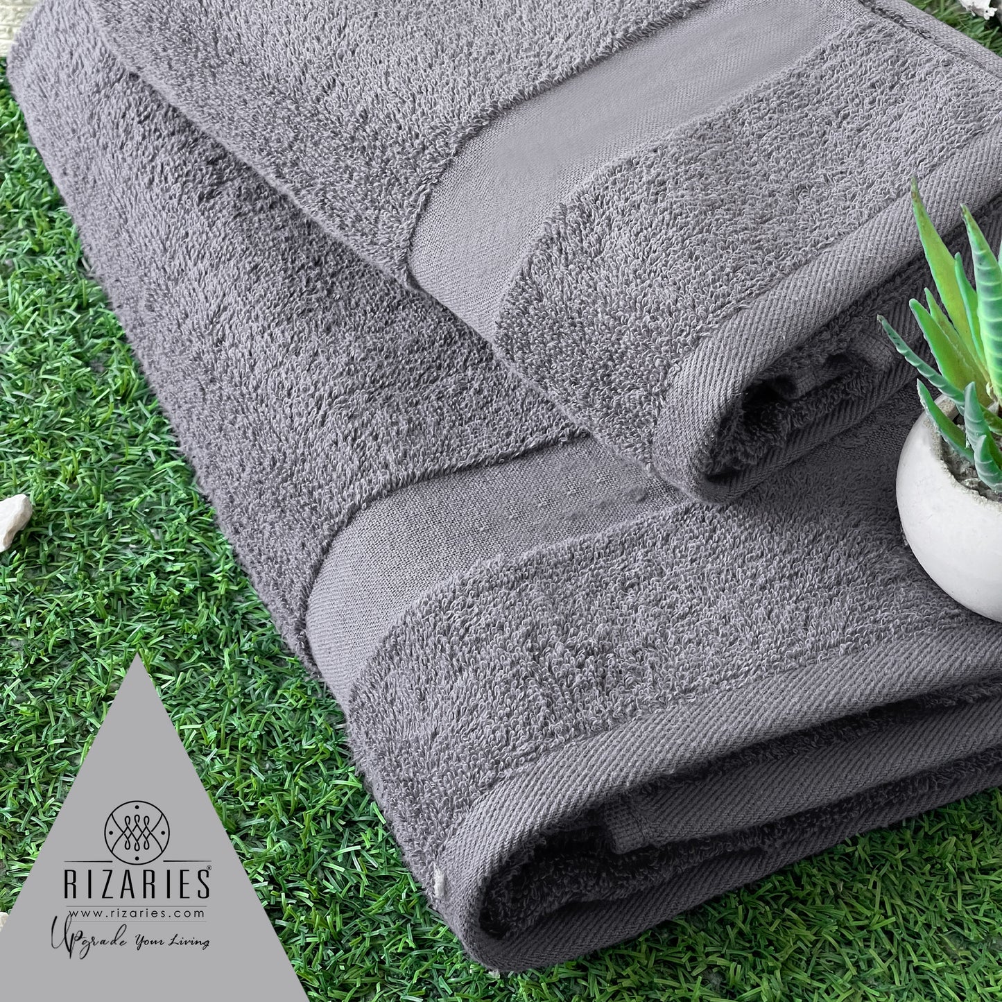 Two Pieces Towel Set (Hand & Bath Towel Set)