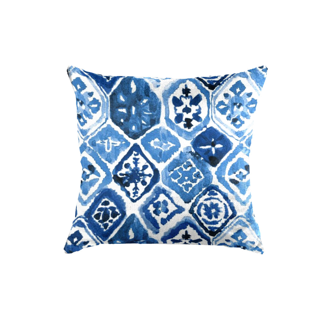 SuperSoft Arabesque Navy Tile Art