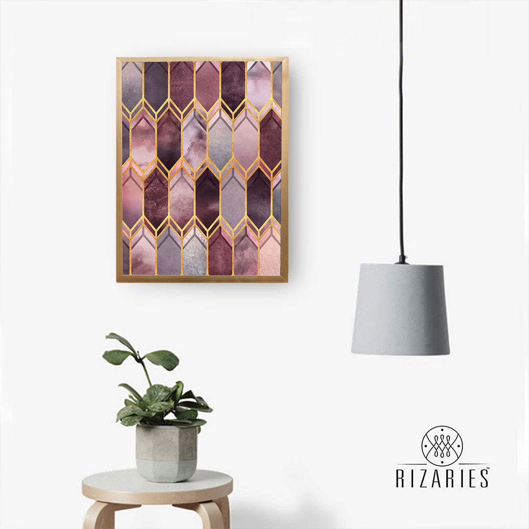 Stained Glass Handmade Canvas Painting