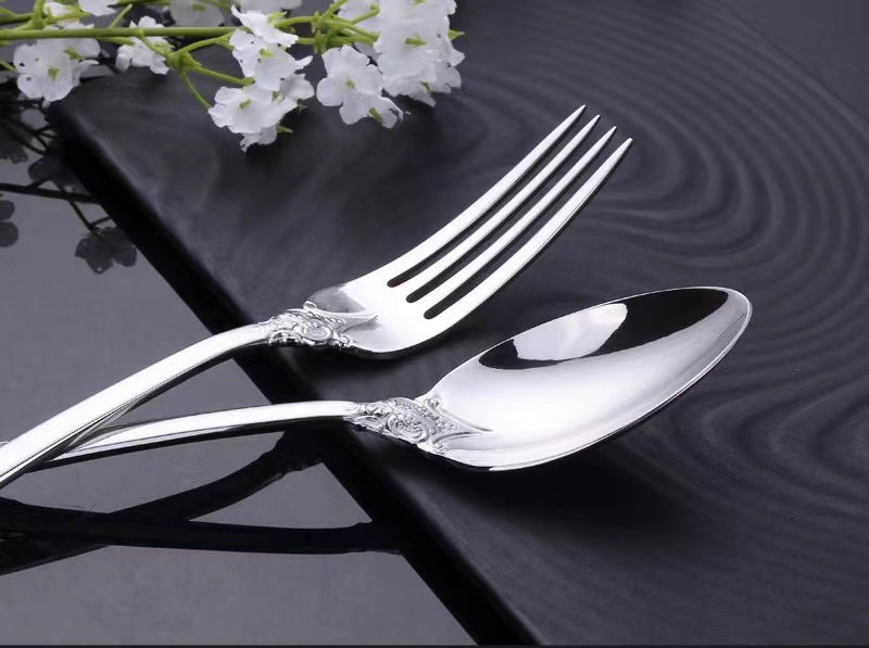 Carving Silver Cutlery Set