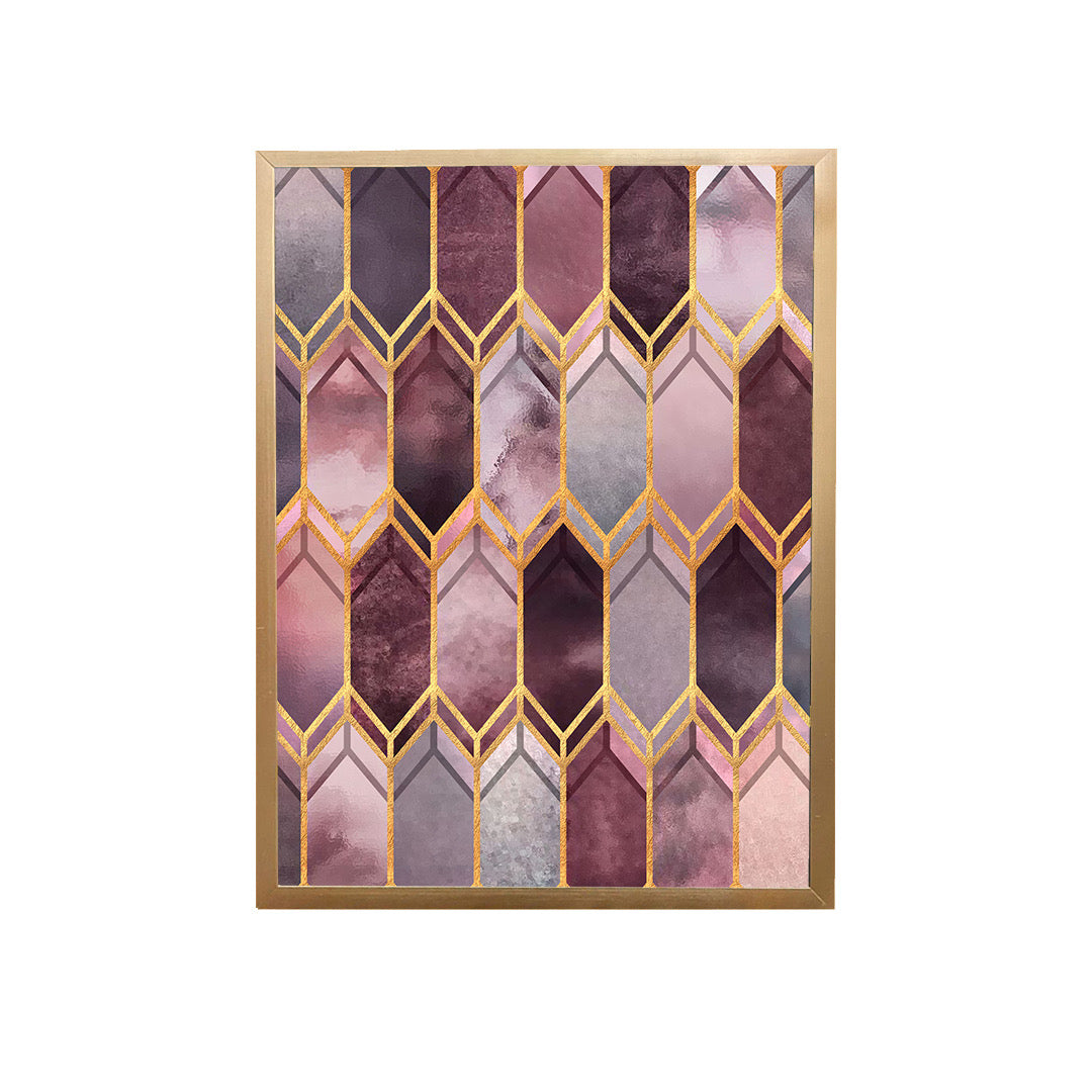 Stained Glass Handmade Canvas Painting