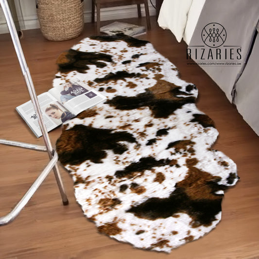 SuperSoft Cow Skin Imitation Fur Runner Mat