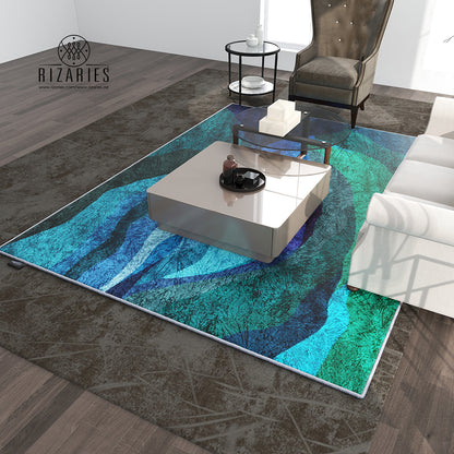 Teal Sky Centerpiece (Rug)