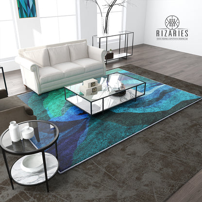 Teal Sky Centerpiece (Rug)