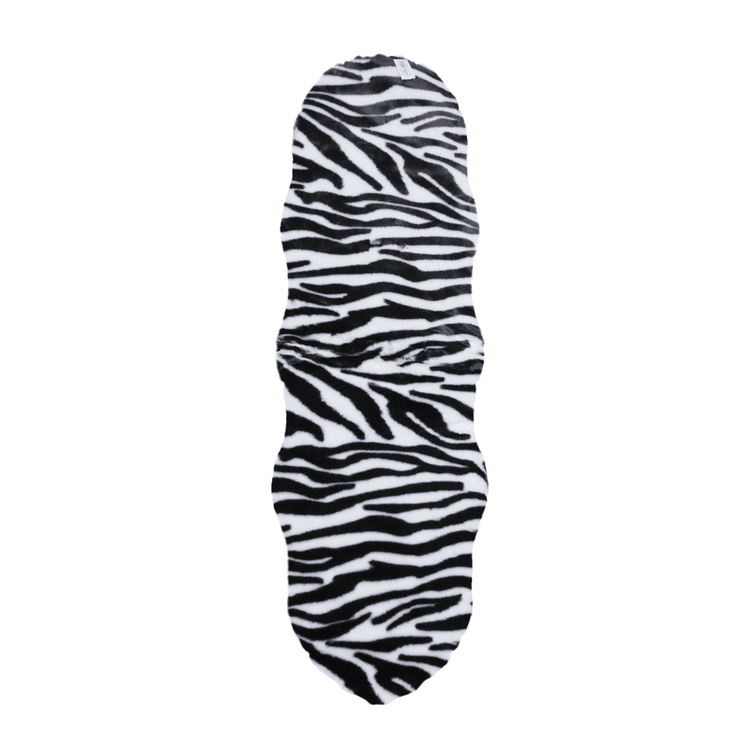 SuperSoft Zebra Skin Imitation Fur Runner Mat