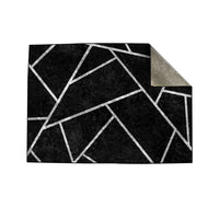 Thumbnail for Black Silver Lines Centerpiece (Rug)