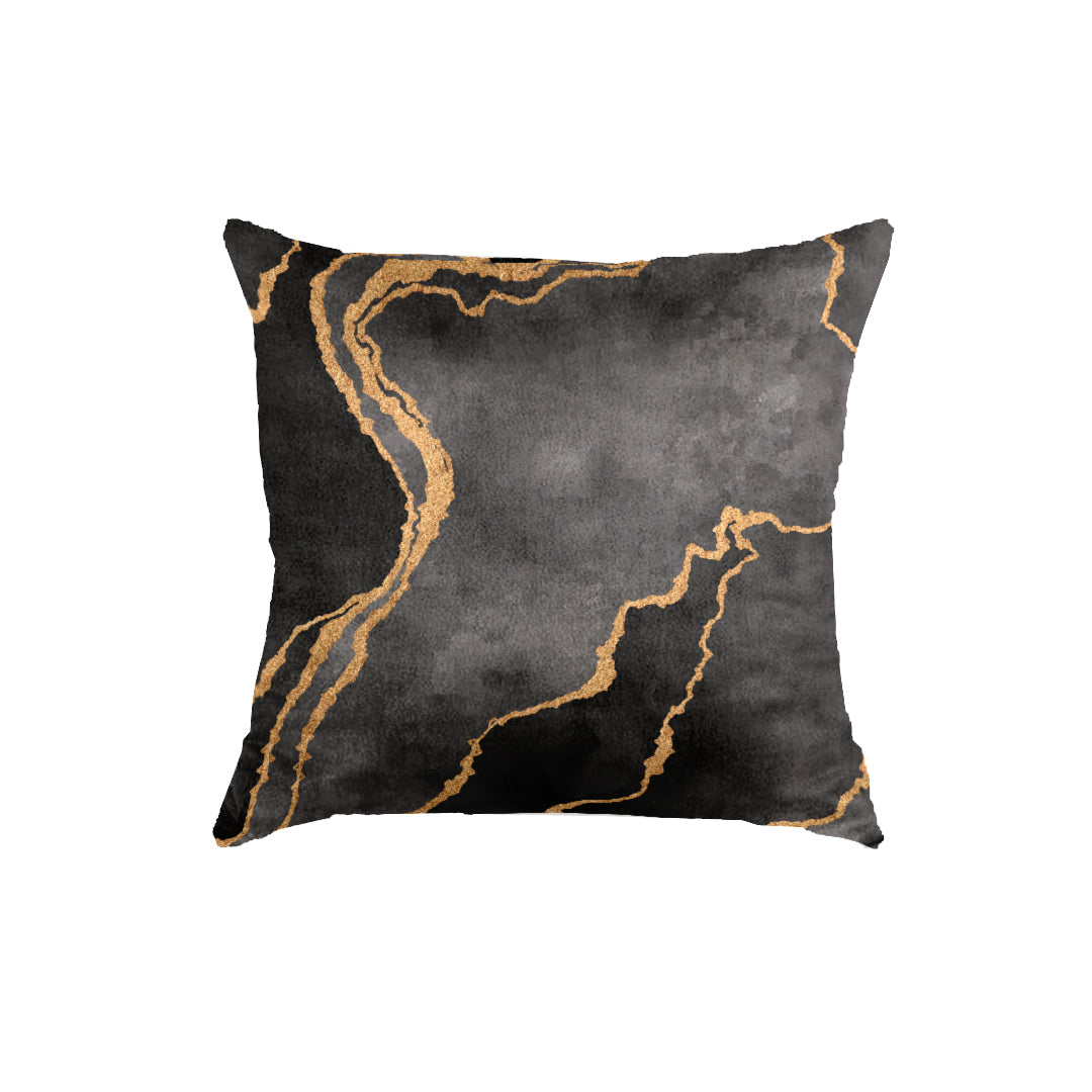 SuperSoft Grey Gold Abstract