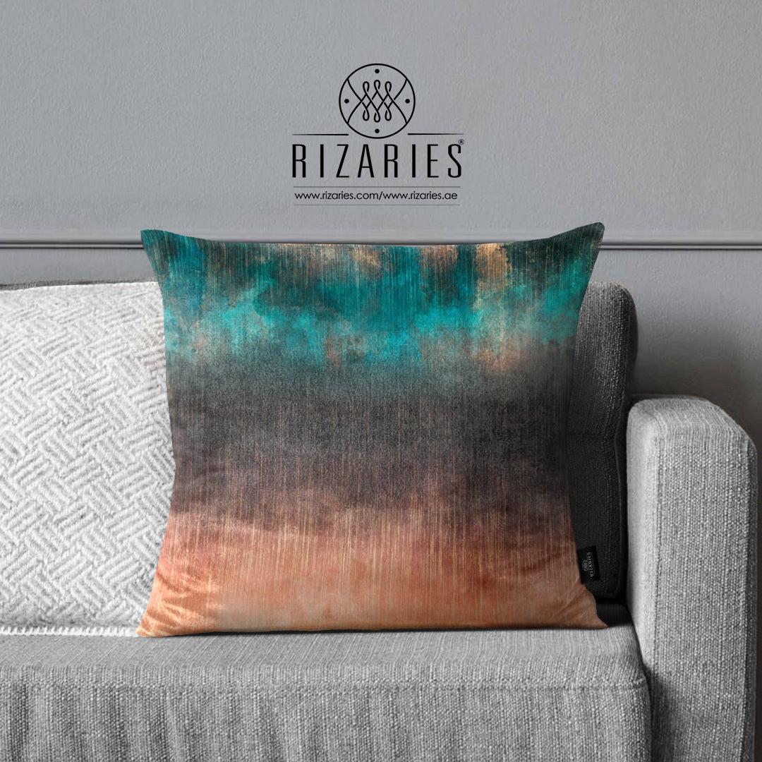 Supersoft Ombre Emerald & Copper Abstract