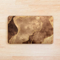 Thumbnail for SuperSoft Copper Gold Abstract Door Mat