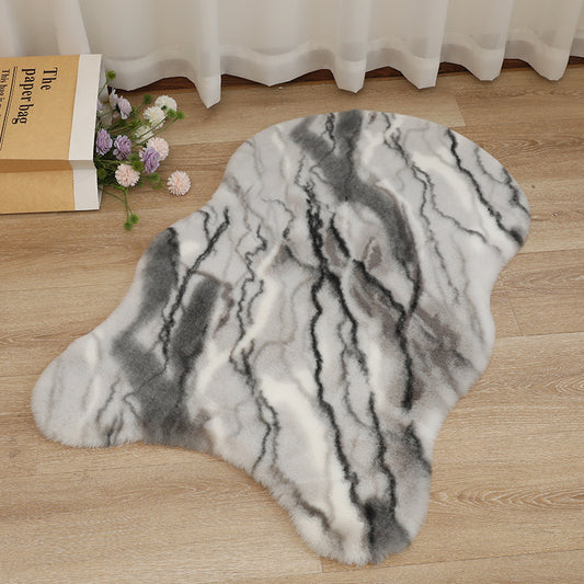 SuperSoft Grey Skin Imitation Fur Skin/Rug