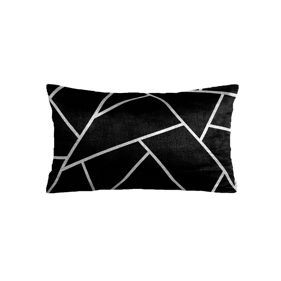 SuperSoft Black & Silver Rectangle