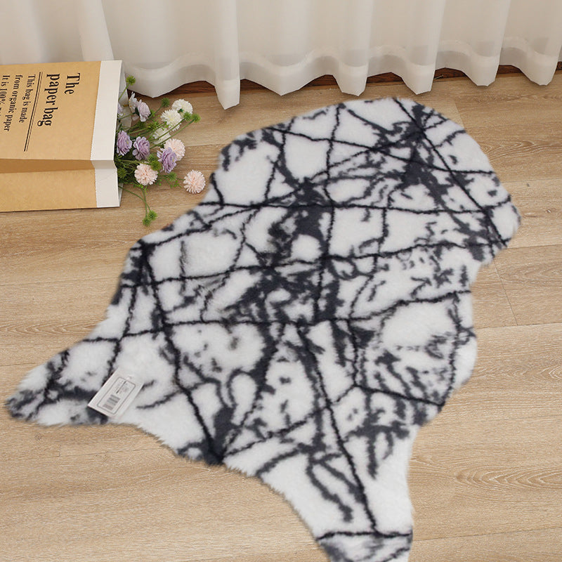 SuperSoft Lines Pattern Skin Imitation Fur Skin/Rug