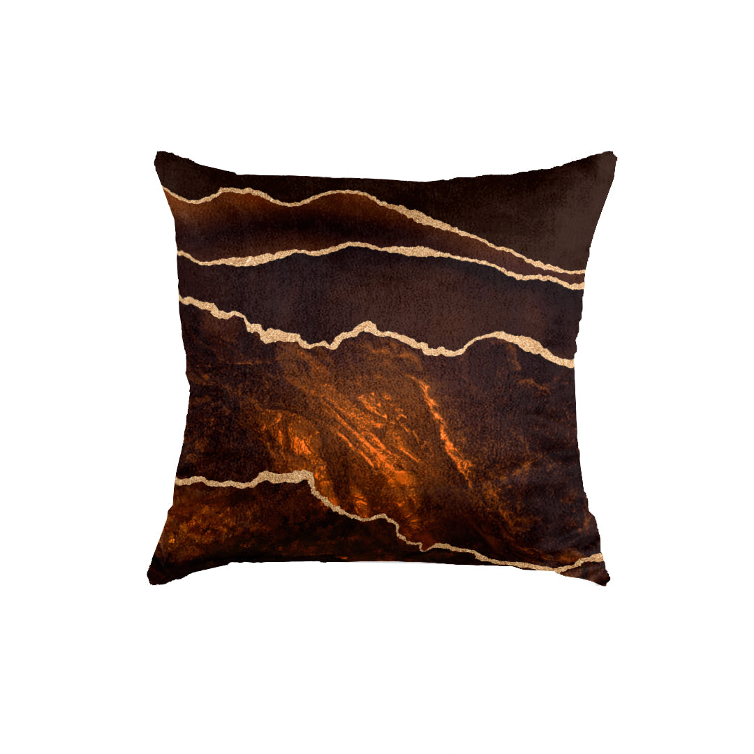 SuperSoft Brown Gold Abstract