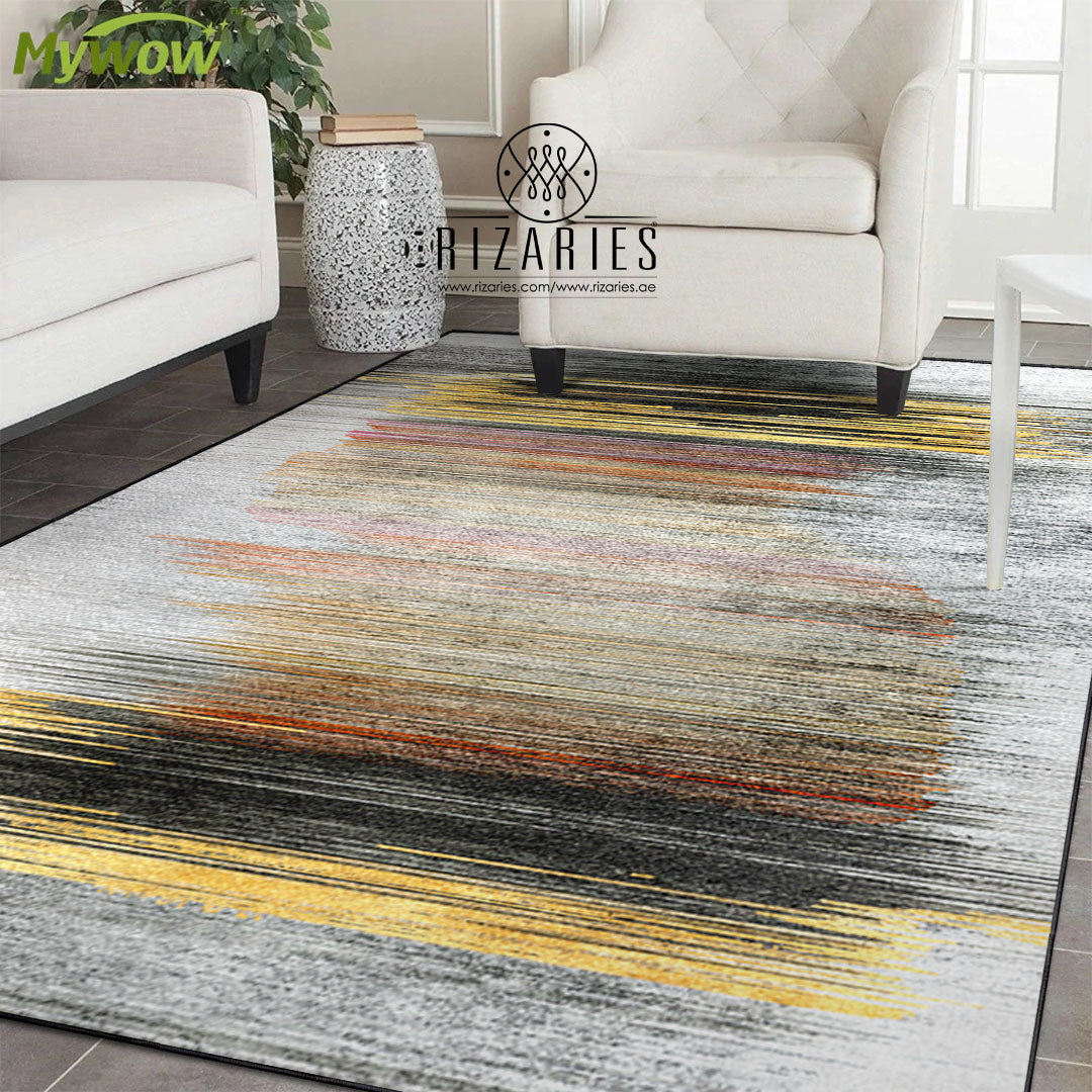 Supersoft Lines Pattern Luxury Centerpiece (Rug)