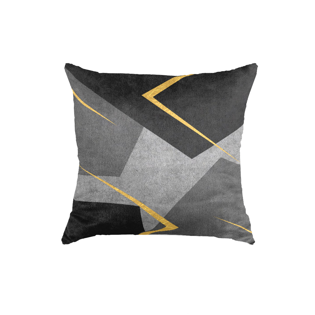 SuperSoft Shades of Grey Triangle with Gold