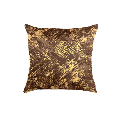 SuperSoft Brown Gold Abstract Pattern