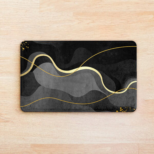 SuperSoft Shades of Grey Wavy Door Mat