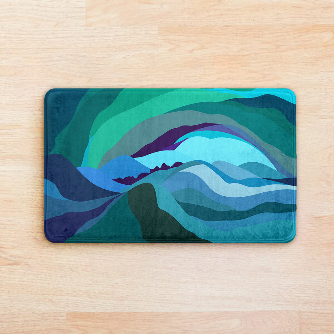 SuperSoft Teal Sky Door Mat