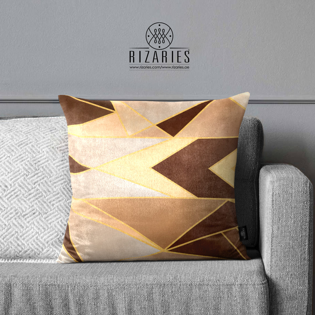 SuperSoft Shades of Copper Gold Geometric