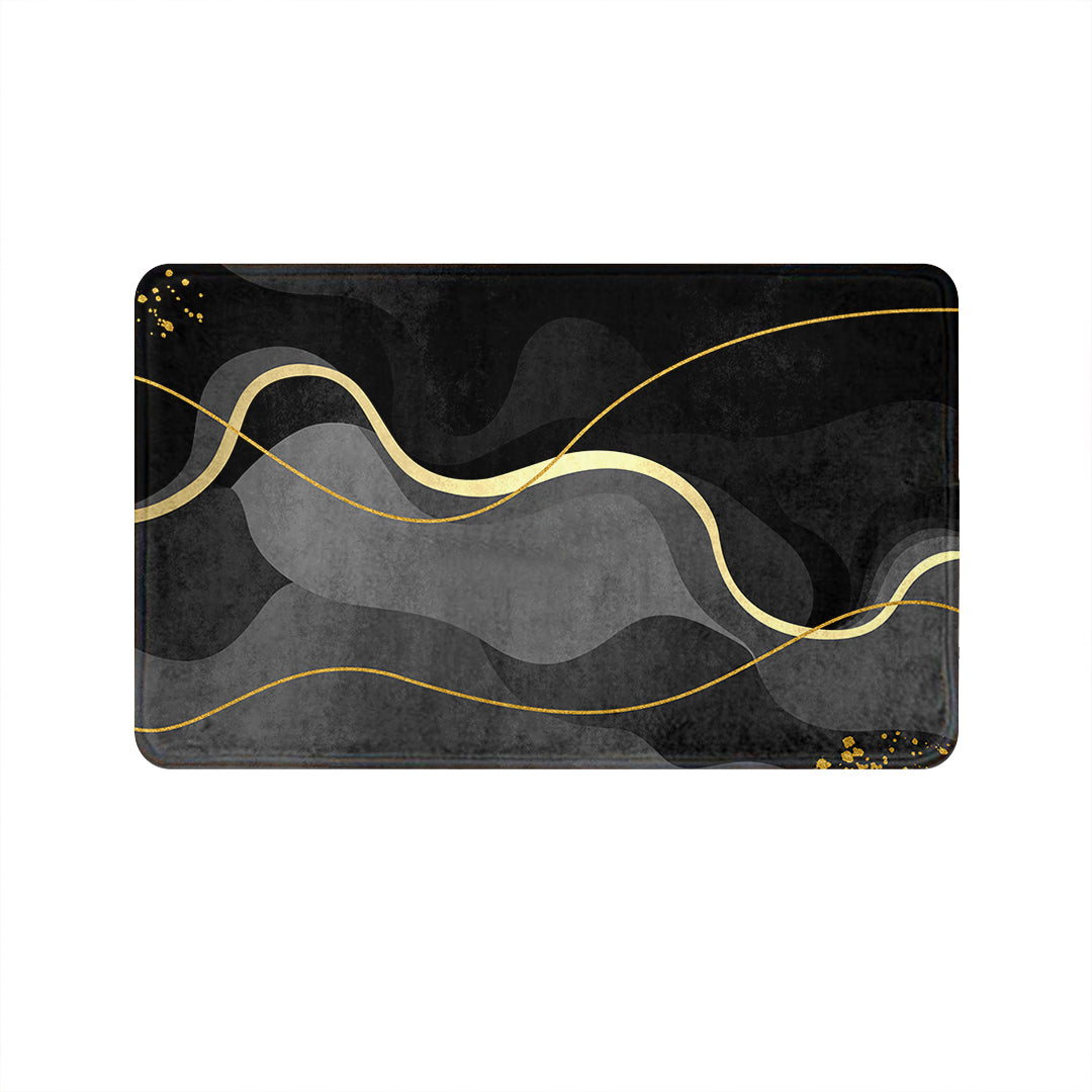 SuperSoft Shades of Grey Wavy Door Mat