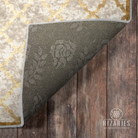 Thumbnail for Copper Gold Quatrefoil Centerpiece (Rug)