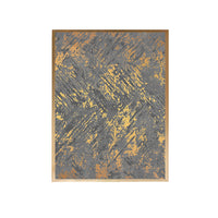Thumbnail for Grey Gold Abstract Pattern Canvas Painting