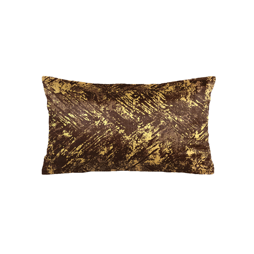 SuperSoft Brown Gold Pattern Rectangle