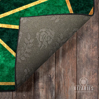 Thumbnail for Green Geo Metallic Centerpiece (Rug)