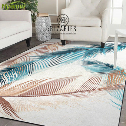 Supersoft Feathers Design Luxury Centerpiece (Rug)