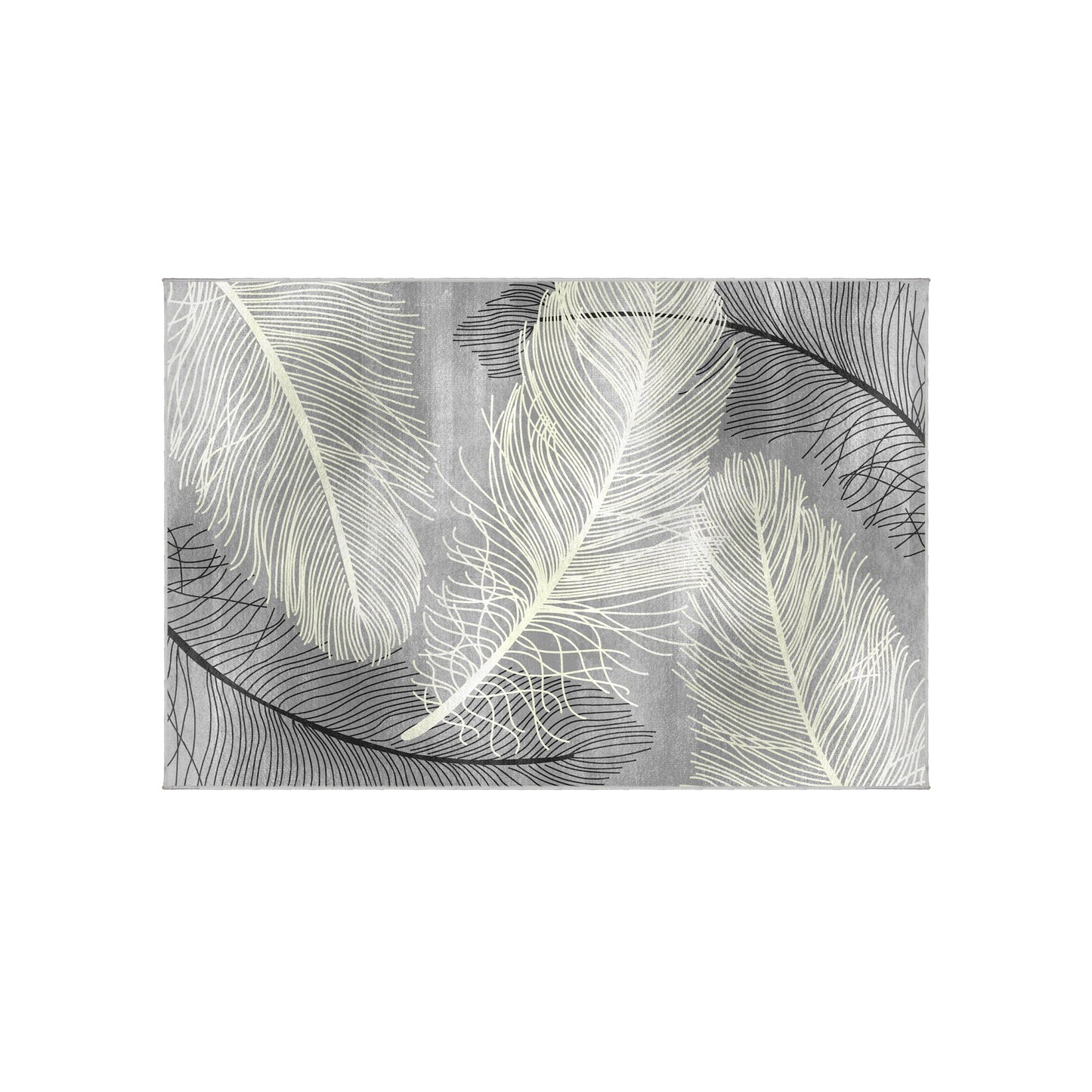 Supersoft Modern Feather Luxury Centerpiece (Rug)