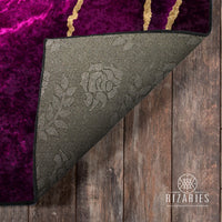 Thumbnail for Purple & Gold Abstract Centerpiece (Rug) (CLEARANCE SALE)