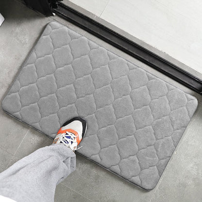 SuperSoft Memory Quatrefoil Door/Bath Mat