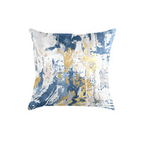 SuperSoft Blue Brush Throw Pillow