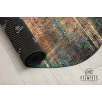 Thumbnail for Ombre Lines Round Centerpiece (Rug)
