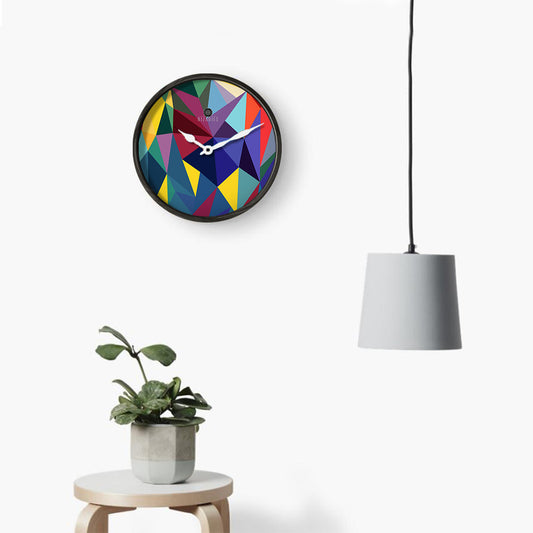 New Colorful Triangle Wall Clock