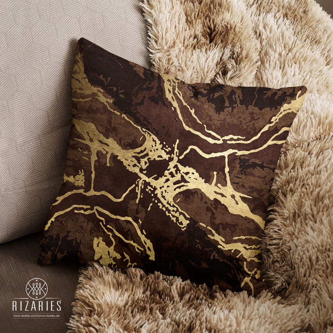 SuperSoft Brown Gold Marble