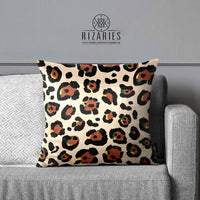 Thumbnail for SuperSoft Leopard Pattern Throw Pillow