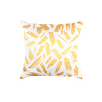 Thumbnail for SuperSoft Modern White & Gold Abstract