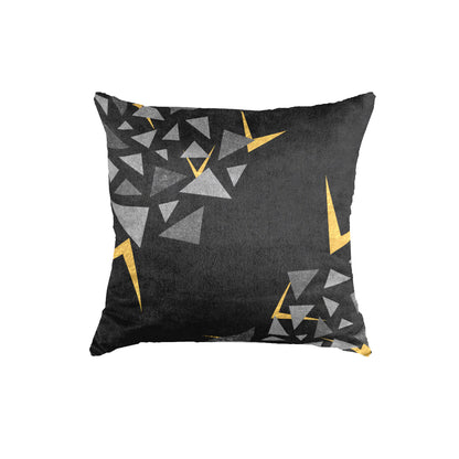 SuperSoft Shades of Grey Geometric Throw Pillow