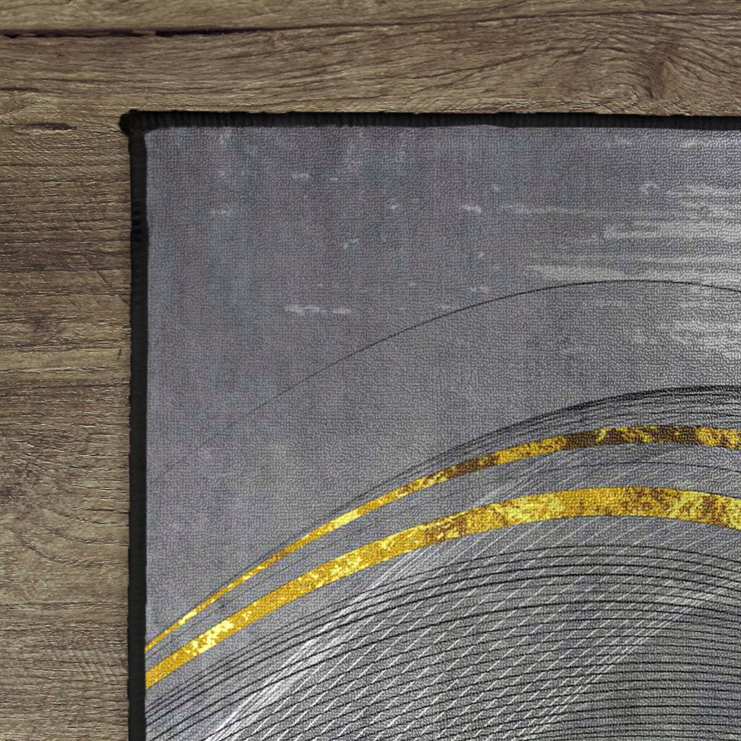 Supersoft Tornado of Greys Luxury Centerpiece (Rug)