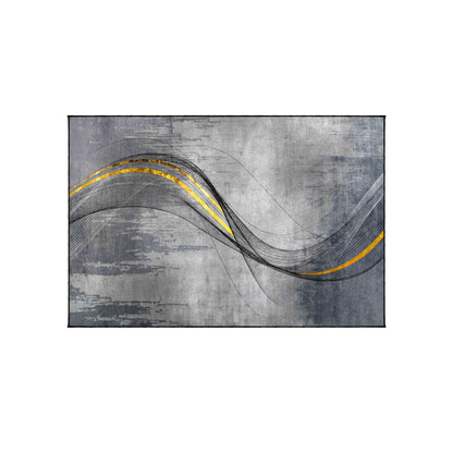 Supersoft Tornado of Greys Luxury Centerpiece (Rug)