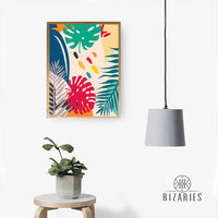 Thumbnail for Colorful Forest Leaves Canvas Painting