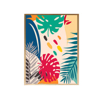 Thumbnail for Colorful Forest Leaves Canvas Painting