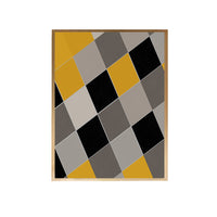 Thumbnail for Yellow Black Boxes Canvas Painting