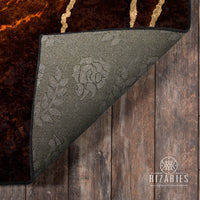 Thumbnail for Brown Lava Abstract Centerpiece (Rug)