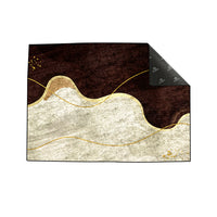 Thumbnail for Coffee Cream Wavy Centerpiece (Rug)