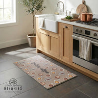 Thumbnail for Coffee Print Kitchen Mat